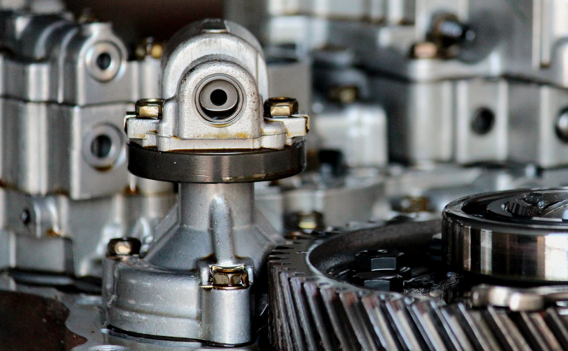 A car transmission up close